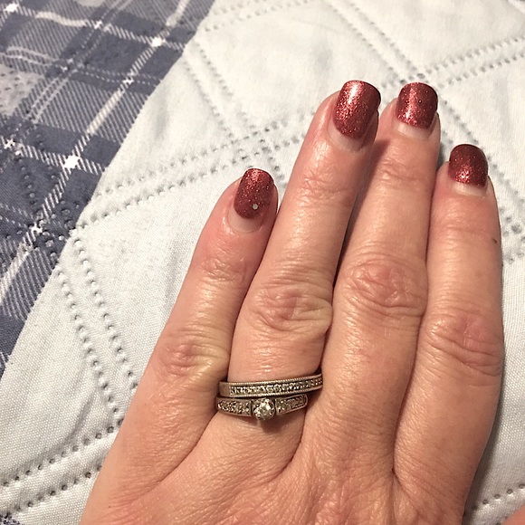 Wedding ring set - Picture 1 of 6